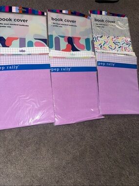 Lilac Book Covers (Nylon) - Pack of 6